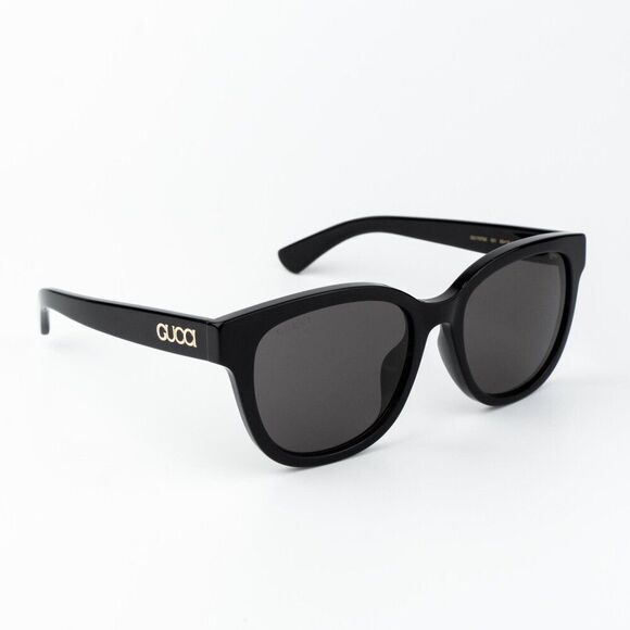 Gucci Women Sunglasses Black Grey Square GG1797SK 001 NEW AUTHENTIC